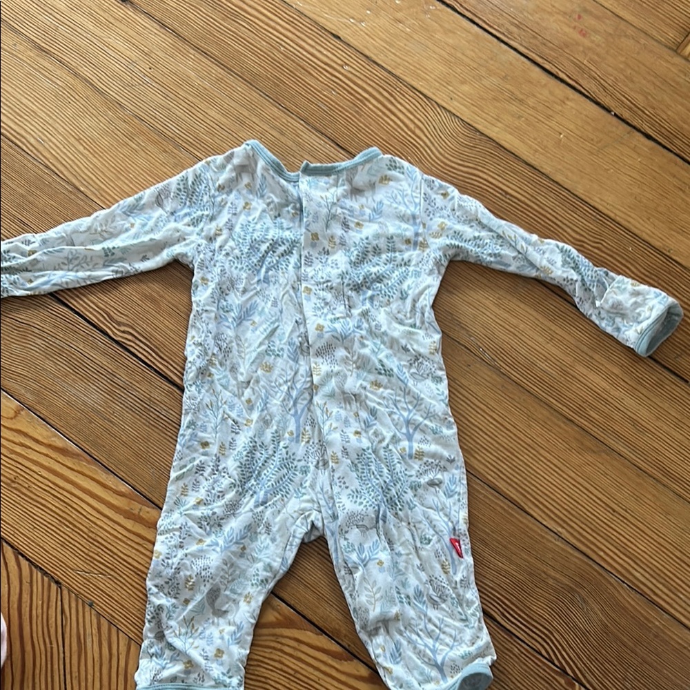 Kids One Piece Pajama - Blue Floral